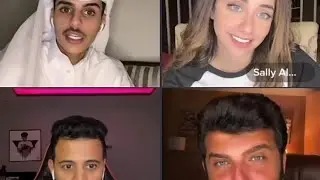 ناصر السبيعي مع سالي وسبايكي و عمار الكوفي 💗قست حماسي لافوتكم 😍🌹