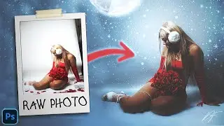 How I created this Cold Winter Effect in Photoshop | Full Retouching Guide