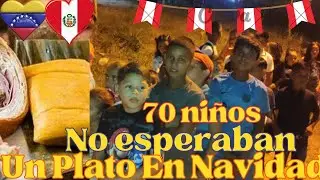 UN ❤️ PERUANO🇵🇪😱 ENVÍO 70 PLATOS DE NAVIDAD A NIÑOS VENEZOLANOS🇻🇪 EN ESTA NAVIDAD #peru #peruzolanos