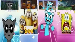 Funny Cartoon Characters Running Coffin Dance
