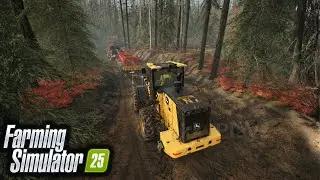 Multiplayer Oilfield Crane Building in mud | Farming Simulator 25 With JMD