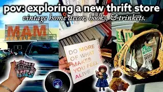 pov: exploring MAM Resale Shop in houston: vintage home decor, art supplies, & hidden treasures!