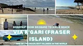 Roadtrip from Brisbane to Airlie Beach via K'gari (Fraser Island) aka one of the deadlisets islands!