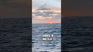 Sun Rise Over Mediterranean 🌅 | Malta to Sicily Ferry