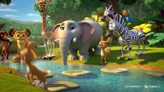 Kindness in the Jungle | Animal Friends Help a baby Deer cross river
