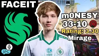 m0NESY PLAYS FACEIT LVL 10 Mirage (33-10) M0NESY Highlights! CS2