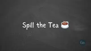 Spill the Tea ☕😉 What Does It Mean? #english #phrases #expression #meaning #idioms #slang #esl #tips