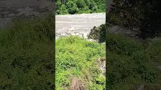 The view of river 😍 #nature #pahad #garhwal #explore #shorts