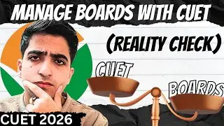 Boards with CUET 2026 | CUET Biggest Update (Dark Reality)