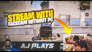 How To Live Stream BGMI With FaceCam On Mobile | Live Stream FaceCam Without Pc