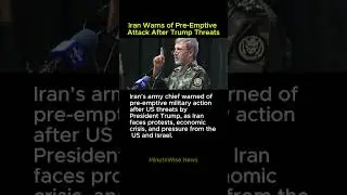 Iran Warns of Pre-Emptive Attack After Trump Threats #iran #trump #usiran #militarywarning