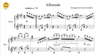 Alborada by Francisco Tárrega (Piano Solo/Sheets)