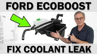 Fix the Most Common Coolant Leak on Ford EcoBoost Trucks! Easy Overflow Tank Replacement