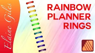 Create Rainbow Planner Rings in Affinity Publisher