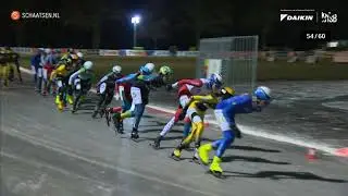 Dutch Speed Skating Marathon on natural ice in Noordlaren26/12/21(Population of village:400 people)