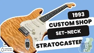 Fender Custom Shop Set-Neck Stratocaster 1993 Natural