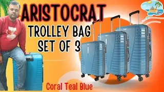 ARISTOCRAT Trolley Bag Set of 3 Review | Buy From VISHAL MEGA MART |⚡Best Trolley Bag In India 2024