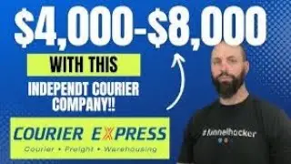 This Independent Courier makes $4,000-$8,000 a month Courier Express
