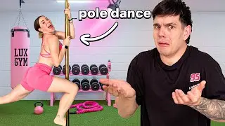 I'M INSTALLING A POLE DANCE BAR IN OUR PRIVATE GYM 👯&zwj;♀️🪩 *the chorbis doesn't approve the managem...