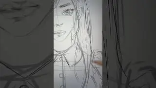 Рисую на iPad аниме школьницу ✏️💖