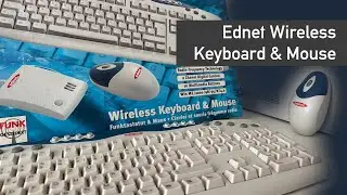 Ednet Wireless Keyboard & Mouse (2002) - Mein erstes kabelloses Tastatur/Mausset