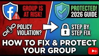 How to Fix &ldquo;Group Is at Risk&rdquo; on Facebook 2026 &ndash; Step by Step Guide to Protect Your Facebook Group