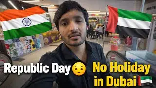 Republic Day in Dubai 🇮🇳 | No Holiday,No Celebration 😔 | Road to 500 Subscribers & BurjKhalifa Dream