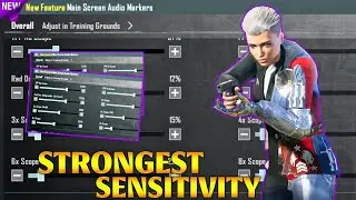 New Best Sensitivity settings for Pubg Mobile in 2023 | Zero Recoil Sensitivity And Control Code 🔥