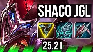 SHACO vs HECARIM (JGL) | Legendary, 800+ games, 13/5/14, Rank 10 Shaco | EUW Grandmaster | 25.21