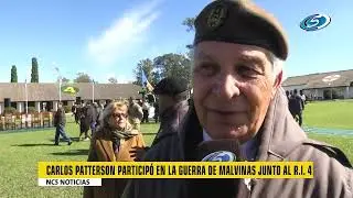 CARLOS PATTERSON PARTICIPÓ EN LA GUERRA DE MALVINAS JUNTO AL R I  4
