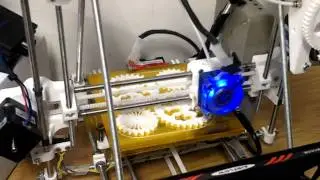 Mathilda printing gears...