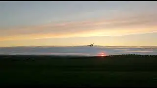 Лёгкий самолёт Пчёлка-4/ Light aircraft Pchelka-4 Low pass.