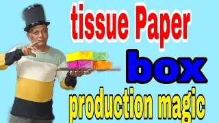 tissue Paper box production magic #magic #Magictiks #instagram #funny #happymagichouse 