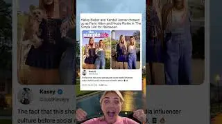 Hailey Bieber and Kendall Jenner dressed up as Paris Hilton and Nicole Richie in 'The Simple Life'