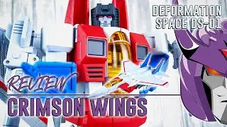 Deformation Space Crimson Wings Review | 3P MP G1 Starscream | The Nerd Crate Too