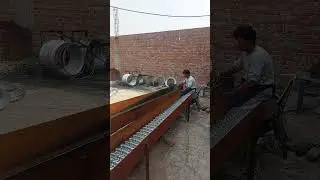 Sample Chain link fence machine #fence #making #chainlink #shorts #shortfeed