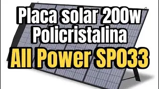 ALL POWER SP033 Panel solar de 200w.