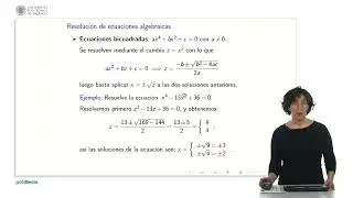 Algebraic equations with one unknown. Ruffini's rule | 2/14 | UPV