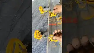 Tile Cutting Using Adjustable Suction Cup Guide #shortvideo #trending #youtubeshorts 😱😱