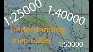 Understanding Map Scales (basic map skills part 1)