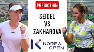 Ella Seidel vs Anastasia Zakharova Prediction in Korea Open 2025