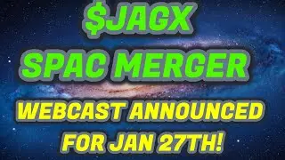 $JAGX SPAC MERGER MEETING ANNOUNCED! BE READY JAN 27TH! JAGUAR HEALTH LOAD UP!