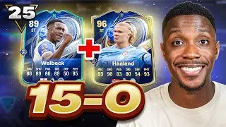 Can TOTY Welbeck & TOTY Haaland Go 15-0 On FUT Champs?!