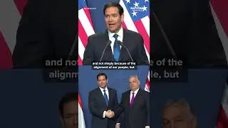 Rubio meets with HUNGARY's Orb&aacute;n, touts strong relationship