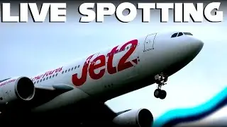 🔴LOW LANDINGS Live Aviation at MANCHESTER AIRPORT - Spotting & Chat