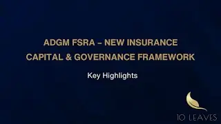 ADGM FSRA New Insurance Capital & Governance Framework | Key Highlights - 10 Leaves