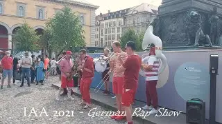 German Rap[DeutschRap] Music Show in Munich | German Rapper | IAA 2021 - BMW Open Space Hip-hop Show