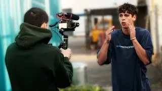 Filming a FREESTYLE for a Local Rapper