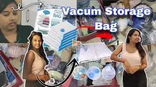 How to Store Clothes in Vacuum Bags | Space Saving Tips | Vacuum Bags Review | Must-Have Hack!
