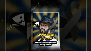 Falleci&oacute; el cantante y modelo Johnny Medina #JohnnyMedina #noticias #nathzzi